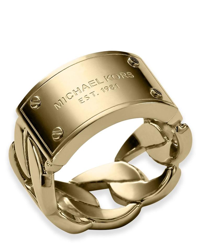 michael kors chain ring